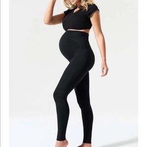 Blanqi Maternity Belly Support Leggings Size Small